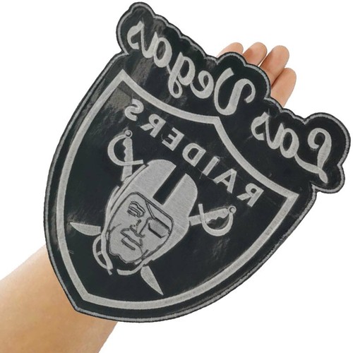Las Vegas Raiders Nation Enorme Talla 11.0""x12.1"" Hierro Bordado en Parche - Imagen 6 de 10