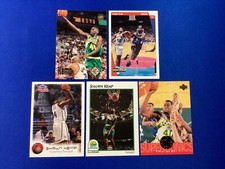 5 Shawn Kemp including 1993-94 Stadium Club  #173 High Court Insert, etc