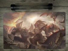 Ygomat Playing Field Exodia VS 3 Gods Trading Card Game CCG Playmat FreeBestTube