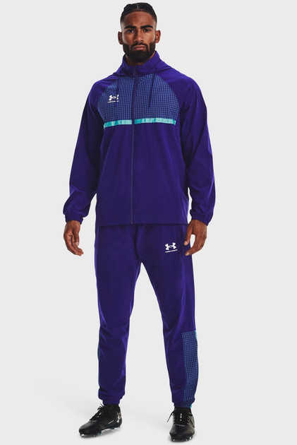 UNDER ARMOUR 2 Piece Accelerate Tracksuit Mens Storm Water Resistant Size L Blue