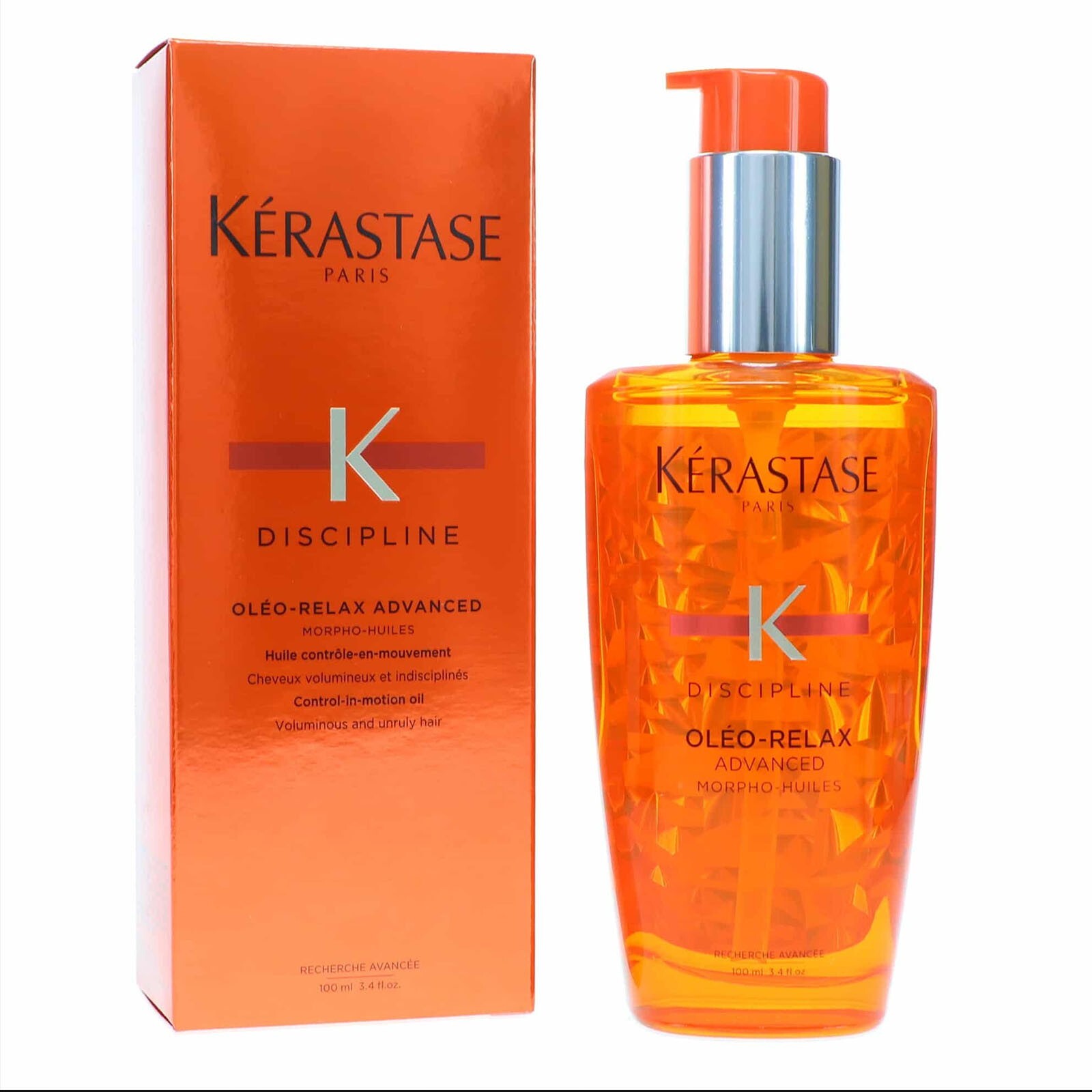 Aceite capilar avanzado KЕRАSТΑSЕ Discipline Oleo-Relax 100 ml/3,4 oz NUEVO en caja