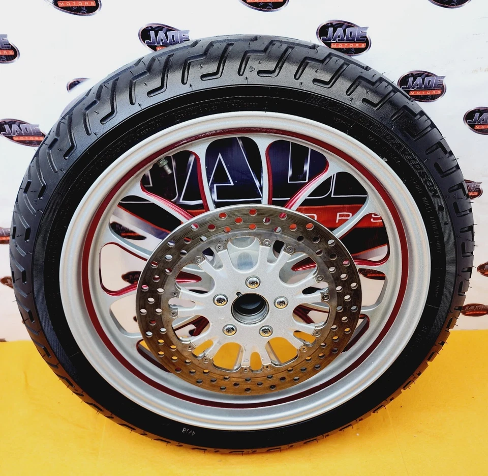 RADIOS NEUMÁTICOS LLANTA DELANTERA HARLEY DAVIDSON TOURING SOFTAIL DYNA SPORTSTER 18" Foto 2 de 4