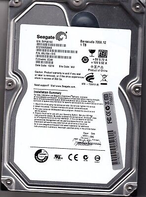 9SL154-515 QR 100571880 WU BAD SECTOR 2117 FOR DATA RECOVERY ST31000528AS pn