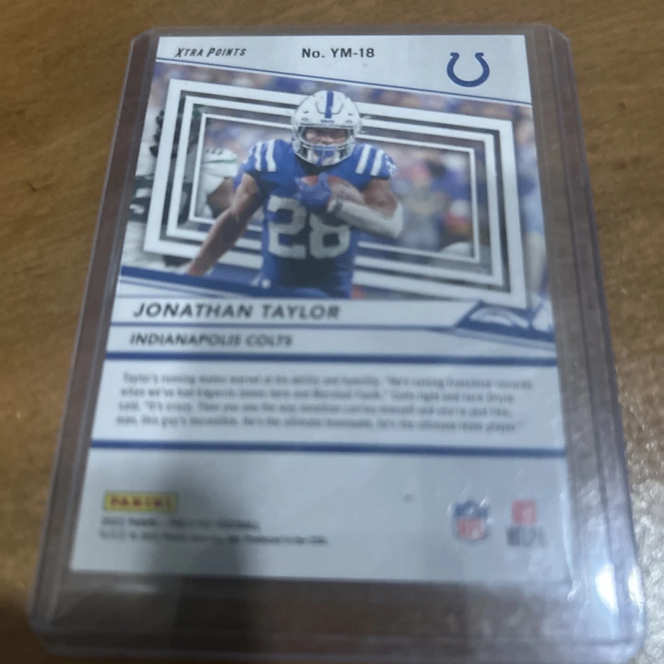 2022 Panini Prestige - Youth Movement #YM-18 Jonathan Taylor /449 - Image 2 of 2