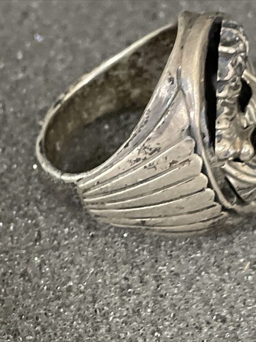 ANILLO GA anillo esterlina zapato de caballo vintage ecuestre occidental - Imagen 13 de 24