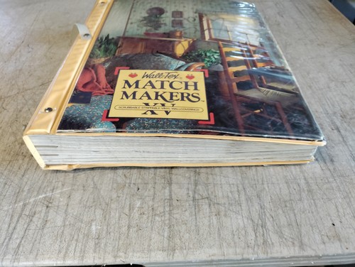 Vintage 1985 Wall-Tex Vinyl Fabric Wall Paper Coverings Sample Catalog Book - Picture 3 of 18