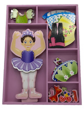 Nina Ballerina Magnetic Dress-Up Doll