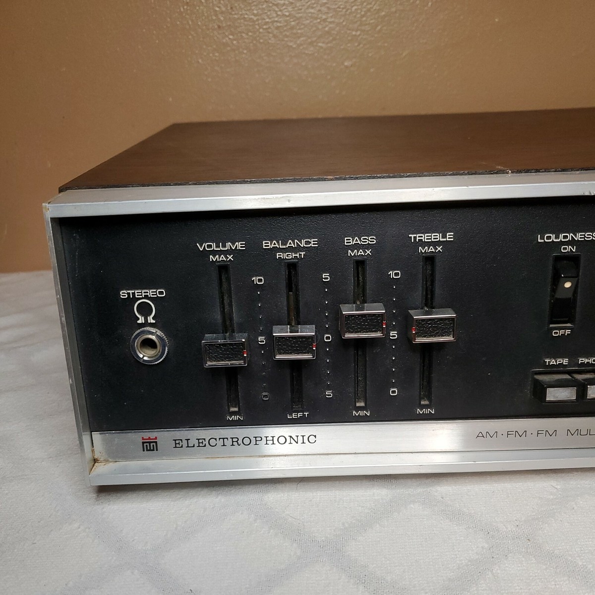 【激レア】ナショナルRS-750　ステレオ　TRACK STEREOPHONIC Vintage Lloyd's Model R745 Am Fm Receiver 8 Track Player