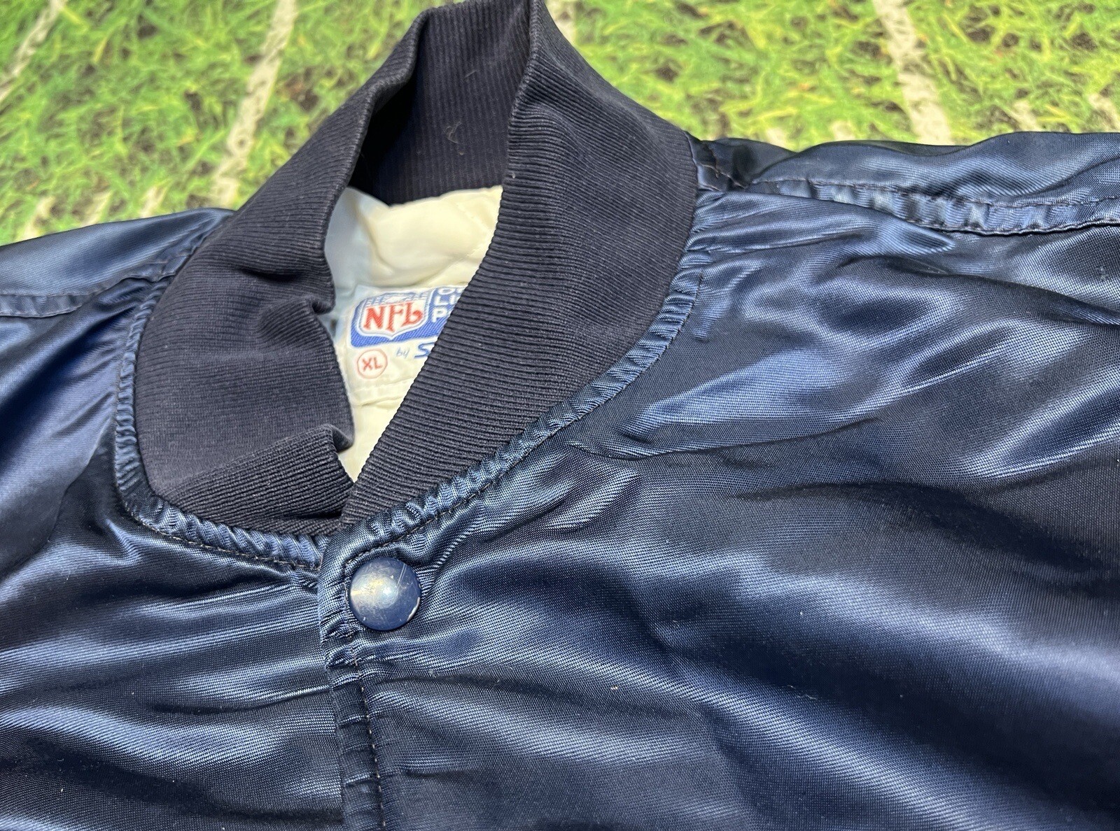 VTG Starter Dallas Cowboys Nike NFL Football Jersey XL Jacket Satin - Picture 5 of 10