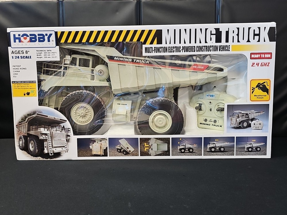 Remote Control Mining Truck 1:24 Scale 2.4GHz Hobby Engine Brand New