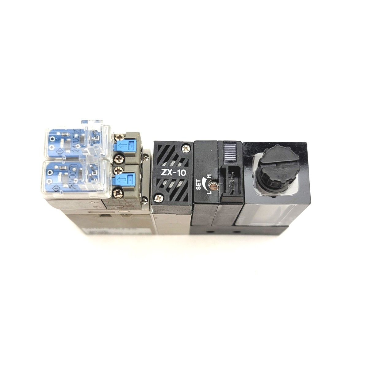 SMC ZX1101-K15LZ-ECL Vacuum Ejector Unit 24VDC N.C. Supply/Release