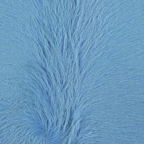 Sea Blue Dyed Cowhide Rug - Picture 4 of 6