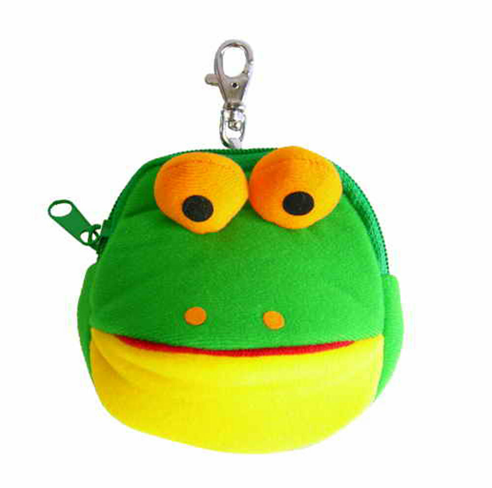 Children's Novelty Animal Purse, Frog. Use for pocket money or sweets.