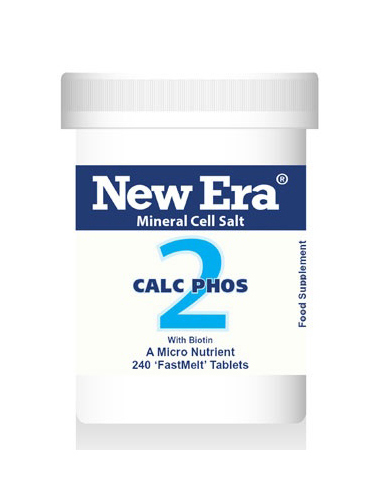 New Era No 2 Calc Phos Mineral Cell Salt 240 FastMelt Tablets