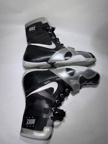 Nike HyperKO Black/Silver Boxing Boots Mens Size 6.5-7? Read Description - Picture 4 of 13