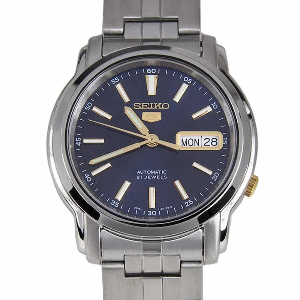SEIKO 5 Sports SNKL79K1 Automatic Blue Dail Silver Steel Watch