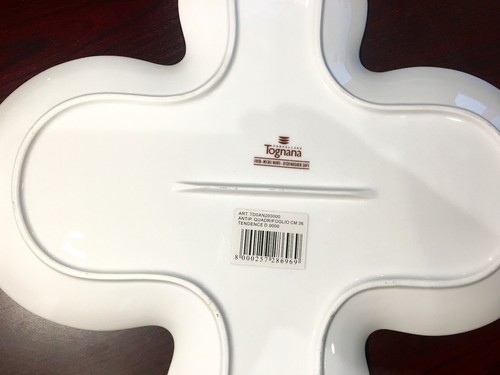 SET OF 3 Tognana Tendence 10-12-14 Inch Clover Plate NEW - Picture 8 of 8