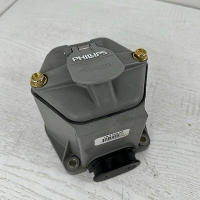 Phillips Industries 16-7709 Trailer Receptacle Socket 7 Way Split Pin + Nose Box
