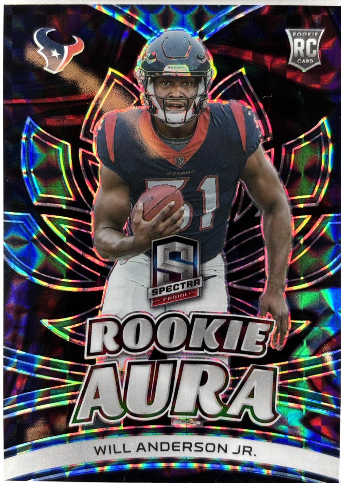 Will Anderson Panini Spectra Rookie Aura #RAWAJ Base