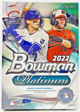 NEW Sealed 2022 Bowman Platinum Baseball Blaster Box MLB 32 Cards Yankees KC