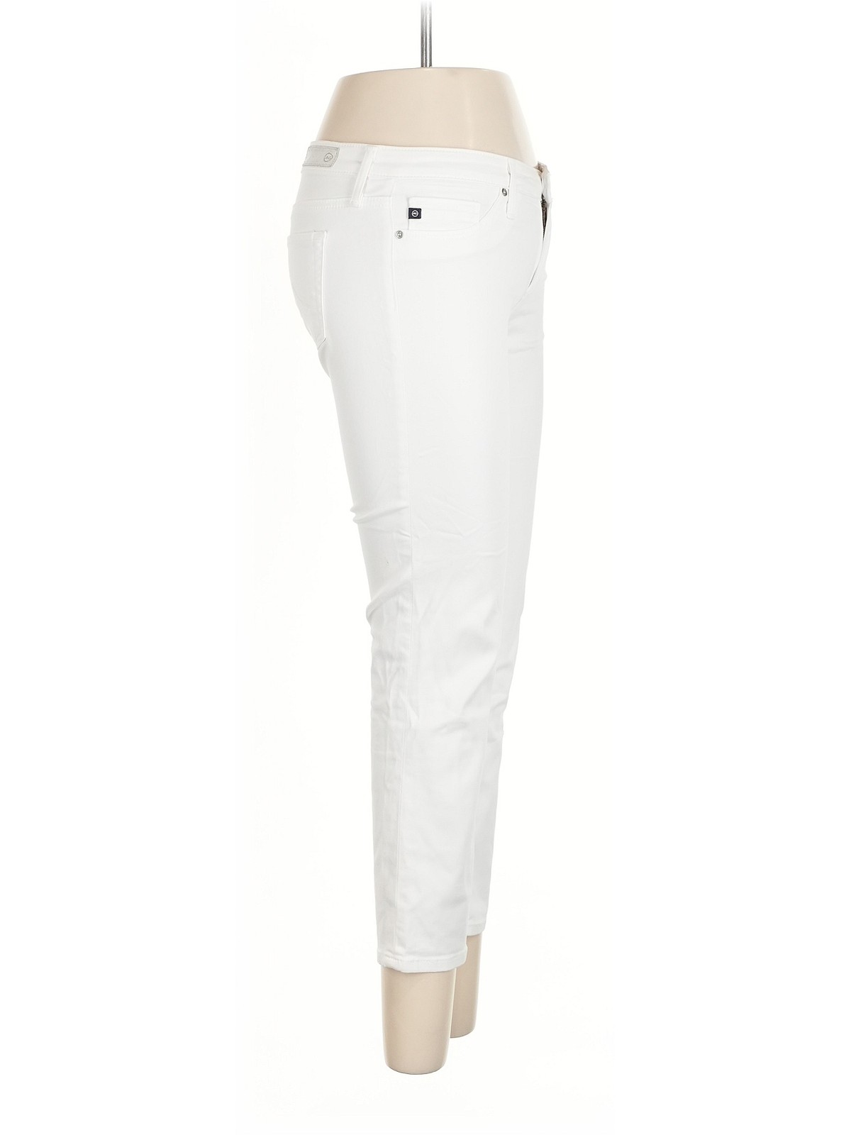 Adriano Goldschmied Women White Jeans 25W thumbnail 3