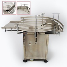 39.3" Automatic Round/Square Bottle Unscrambler Accumulation Table Bottle Sorter