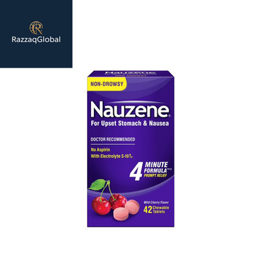Nauzene Chewable Tablets 42 Count