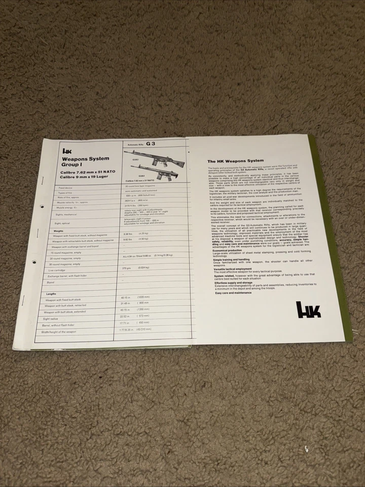 Manual de armas pequeñas Heckler & Koch GmBH División de Tecnología de Defensa Foto 2 de 4