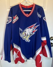 Rare Vintage Authentic CCM Tri City Americans Jersey WHL Hockey Sz 54 MiC