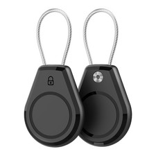 Air Tagholder 2 Pack - Waterproof Keychain Case with Steel Wire Cable  Hex L...