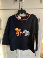 Vintage Disney Store Winnie The Pooh Kids Sweater Size 4/5