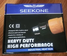SeekOne Heat Gun 1800W 122℉~1202℉（50℃- 650℃）Fast Heating Heavy Duty Hot Air Gun