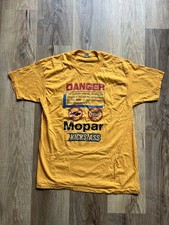 Vintage Screen Star Single Stich Mopar Racing Tee Shirt Size Large USA Made Rare