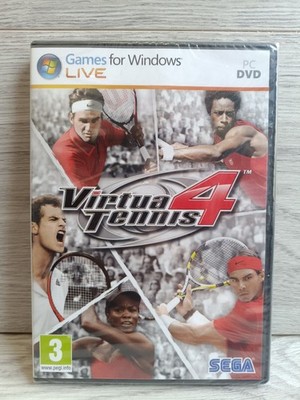Virtua Tennis 4 PC DVD SEGA Spiele für Windows LIVE Brandneu Versiegelt Sport 