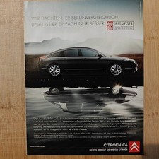 Pubblicità Citroen C6 Auto 2007 Vintage Pubblicità Advert Pubblicità Adv