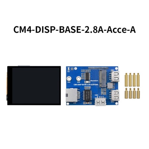 For RPi Compute Module 4 2.8 inch LCD 2.8inch MIPI Capacitive Touch Screens - Picture 7 of 10