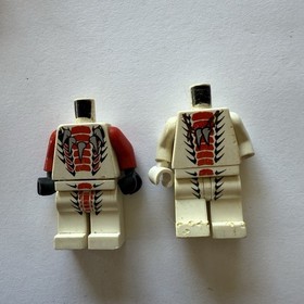 LEGO Ninjago Minifigs Serpentine Rise Of The Snakes Fang-Suei Red + Spitta Green