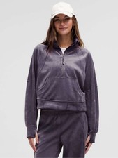 Lululemon Scuba Oversized Funnel-Neck Half Zip Velvet Nightfall M/L medium large