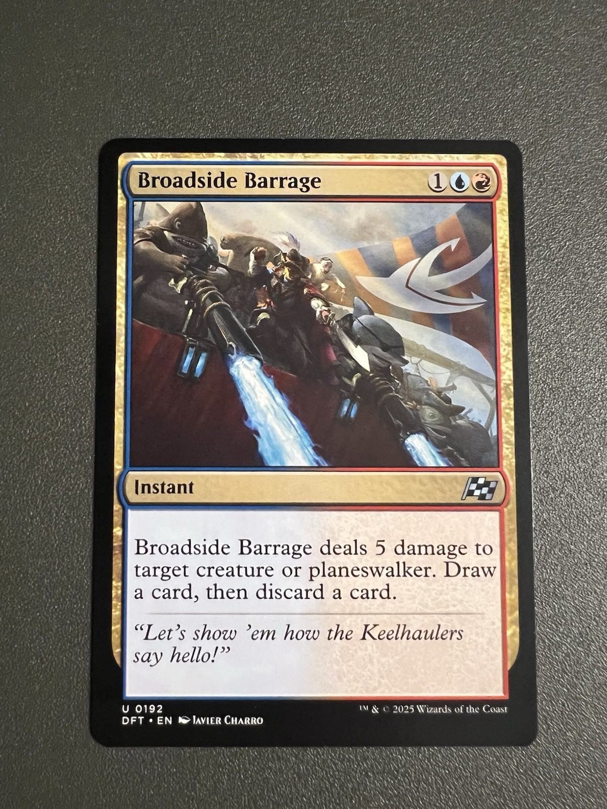 Broadside Barrage - Aetherdrift #0192 MTG Magic The Gathering
