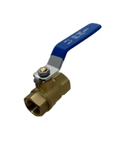 1 Pack XFITTING 1/2" Female NPT Threaded Ball Valve, Lead Free Brass, WOG