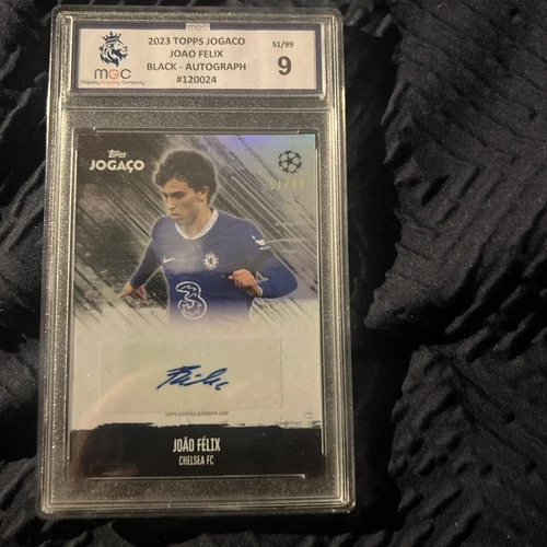 2023 Topps Joao Felix Chelsea Auto Card /99 Grade 9