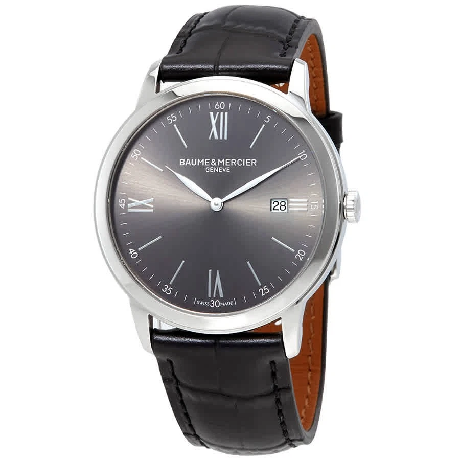 Reloj para hombre Baume et Mercier Classima esfera gris pizarra 42 mm 10416