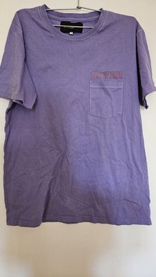 Bianca Chandon Purple Pocket Logo Crewneck Cotton Knit T-Shirt Men s M