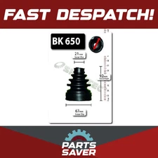 CV Joint Boot fits RENAULT CLIO Mk4 1.2 Front Outer 2013 on H5F403 C.V. Shaftec