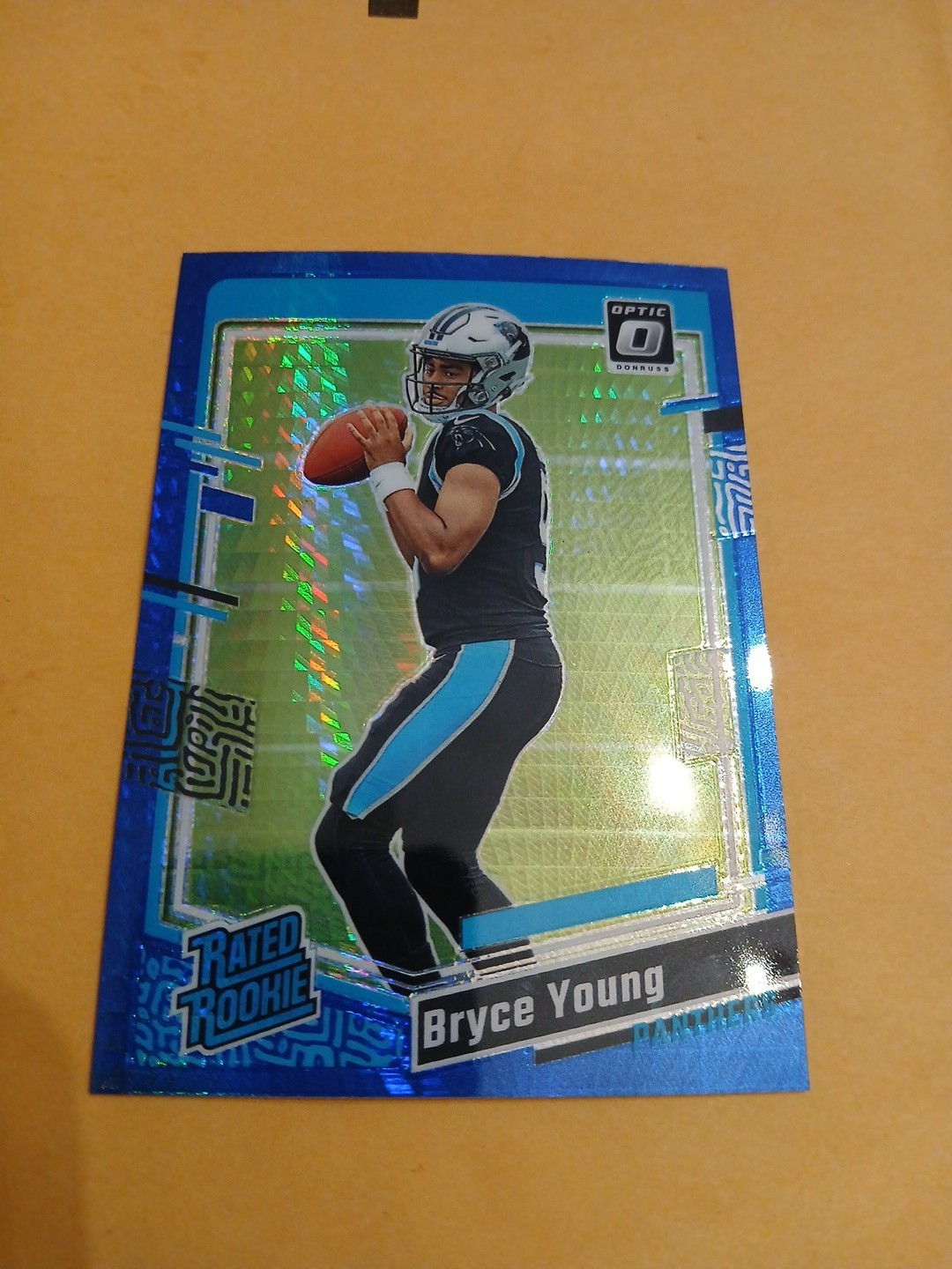 2023 Panini Donruss Optic - Rated Rookie Bryce Young #213 Blue Hyper Prizm (RC)