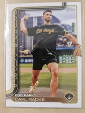 2025 Topps Series 1 Carl Radke First Pitch SSP