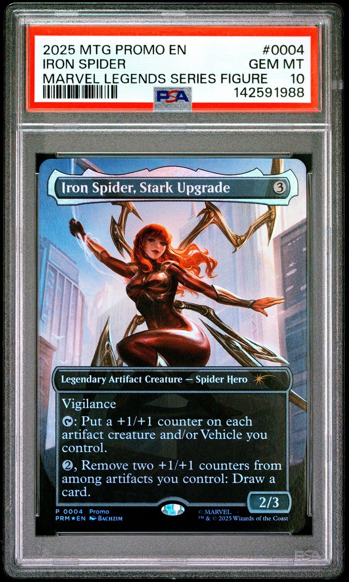 2025 MTG PROMOS MARVEL LEGENDS SERIES FIGURE IRON SPIDER, STARK