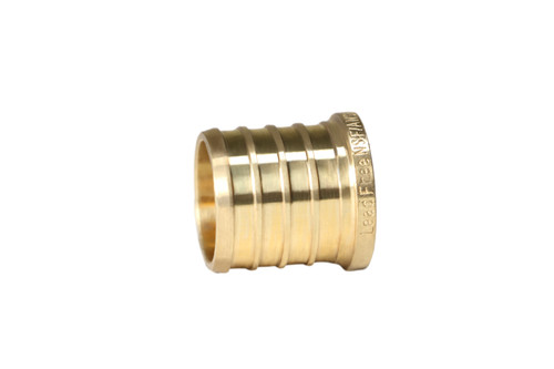 1 Pack XFITTING 1" Pex B Plug ( End Cap) - Brass Crimp Fittings , Lead Free