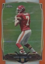 2014 Topps Chrome #129 Aaron Murray - Orange Rookie Refractor RC FREE SHIPPING!