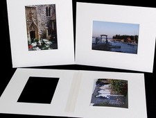 5 Pre-Cut Exhibition Mats 8 x 10 4-Ply 100 Cotton Archival Acid-Free